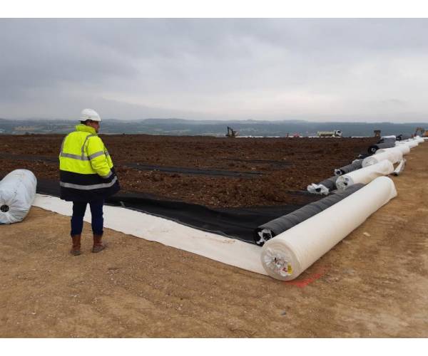150 000 m2 de DRAINTUBE installés à Valmy