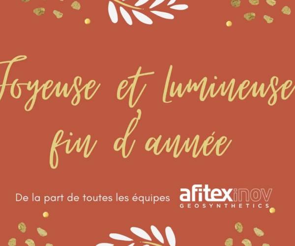 Nous vous souhaitons une joyeuse et lumineuse fin d'année