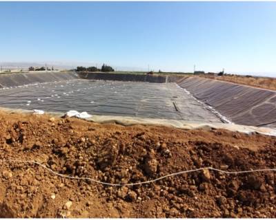 Waterproofing of the tailing sludge pond