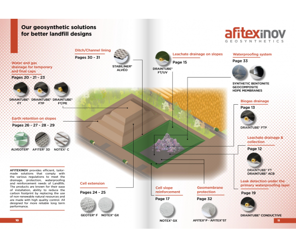 Check out our brochure dedicated to geosynthetics for Landfills